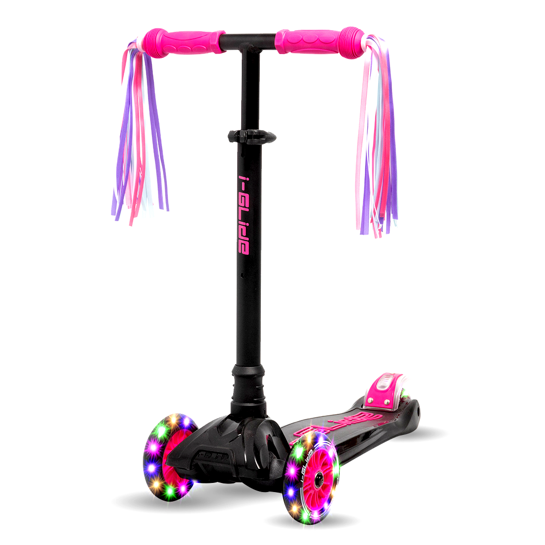 Pink and black deals scooter