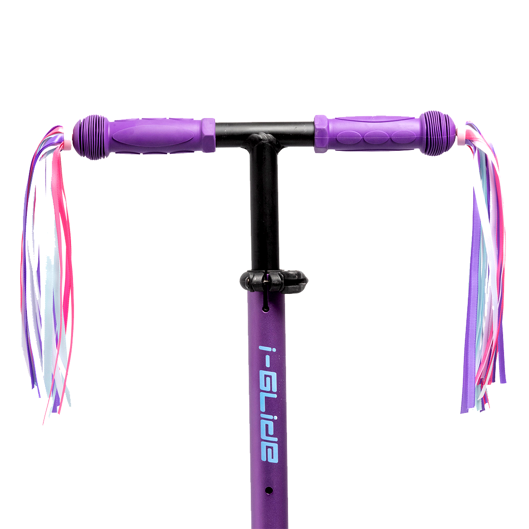 I-GLIDE Ribbons Pink/Purple (pair)