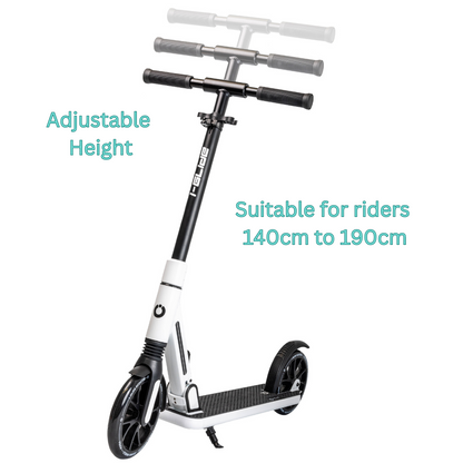 I-GLIDE Teen & Adult Commuter Scooter - White